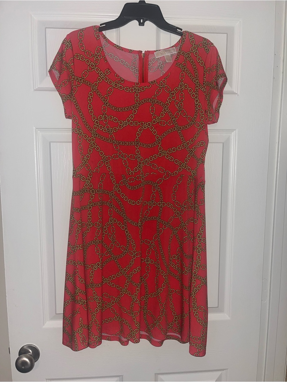 MICHAEL Michael Kors Red Chain-Print Top